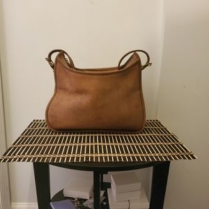 Vintage leather coach bag